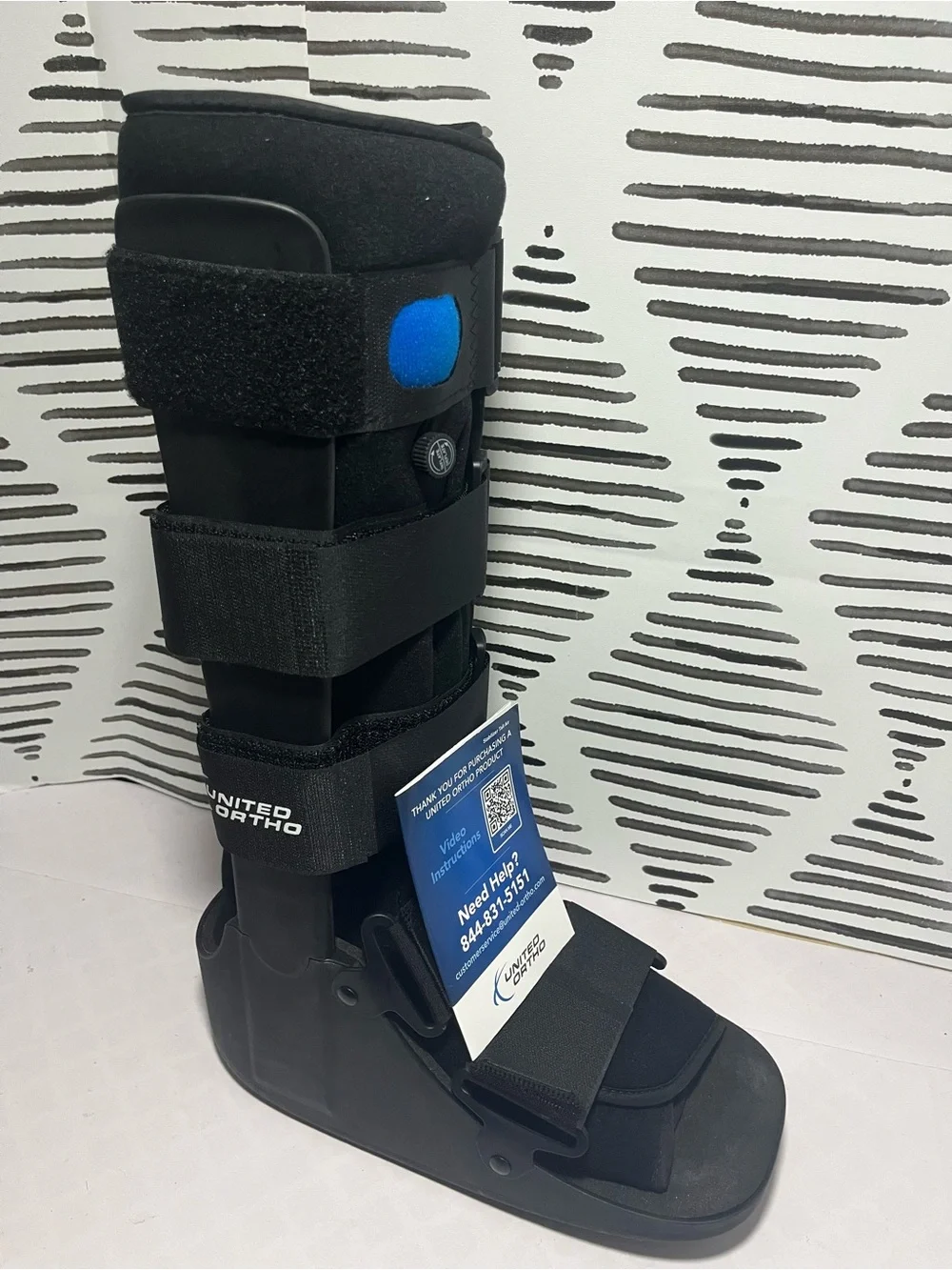 Medical Walking Boot for Men - Black size M